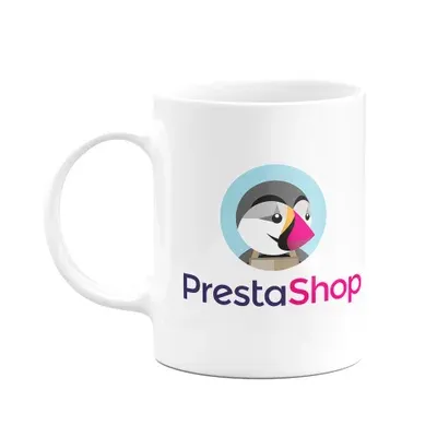 Caneca Dev, Prestashop, Cerâmica, 325ml, Branca