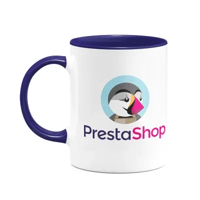 Caneca Dev, Prestashop, Cerâmica, 325ml, B-Blue