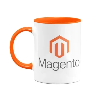 Caneca Dev, Magento, Cerâmica, 325ml, B-Orange