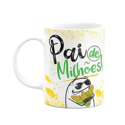 Caneca Flork Pais - Pai De Milhões! 325ml