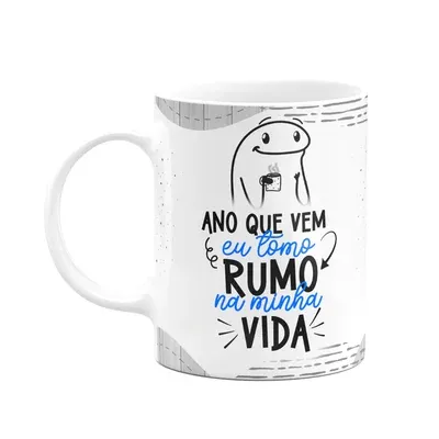 Caneca Divertida Flork - Rumo Na Vida