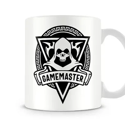 Caneca Dungeons And Dragons Game Master, Branca