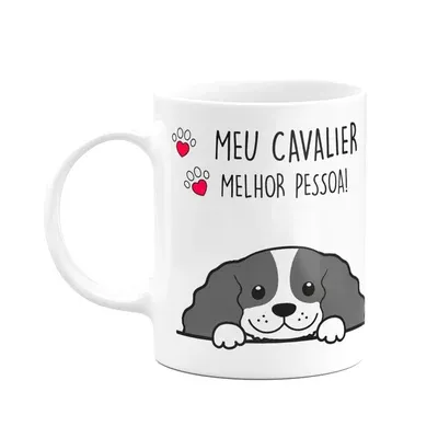 Caneca Dog - Meu Cavalier, Melhor Pessoa! M2