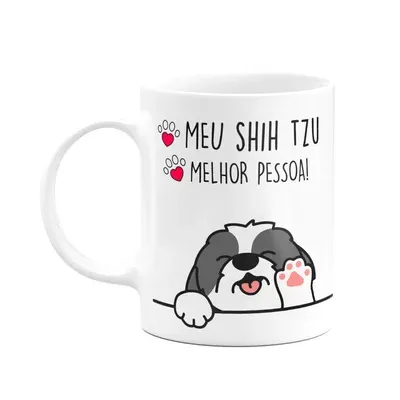 Caneca Dog - Meu Shih Tzu Puppy, Melhor Pessoa! M2