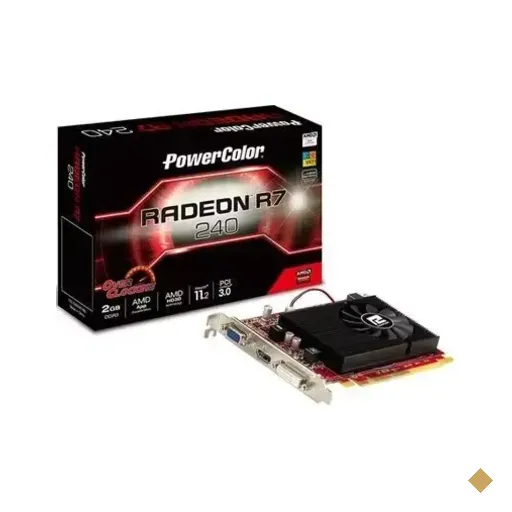 PowerColor AMD Radeon R7 240 AXR7 240 2GBK3-HV3E/OC 2GB DDR3 128-Bit PCI-E 3.0…
