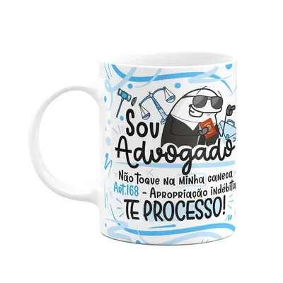 Caneca Flork Profissões - Sou Advogado