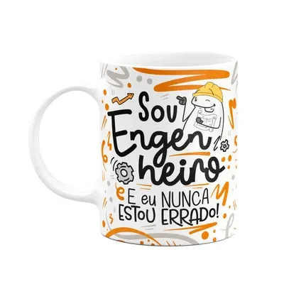Caneca Flork Profissões, Sou Engenheiro
