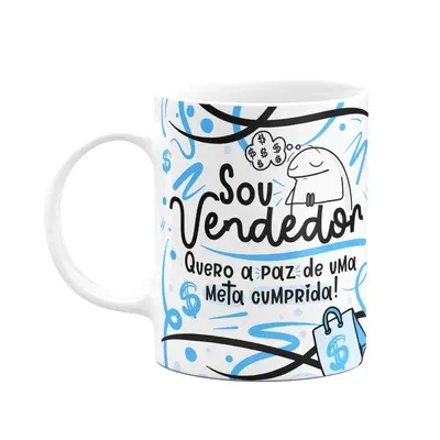 Caneca Flork Profissões - Sou Vendedor