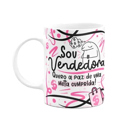 Caneca Flork Profissões - Sou Vendedora