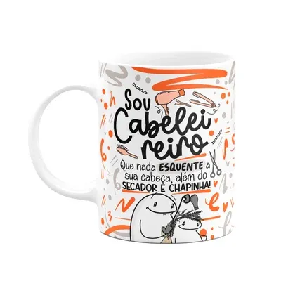 Caneca Flork Profissões, Sou Cabeleireiro