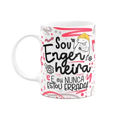Caneca Flork Profissões, Sou Engenheira