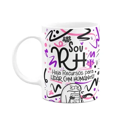 Caneca Flork Profissões, Sou Recursos Humanos - M2