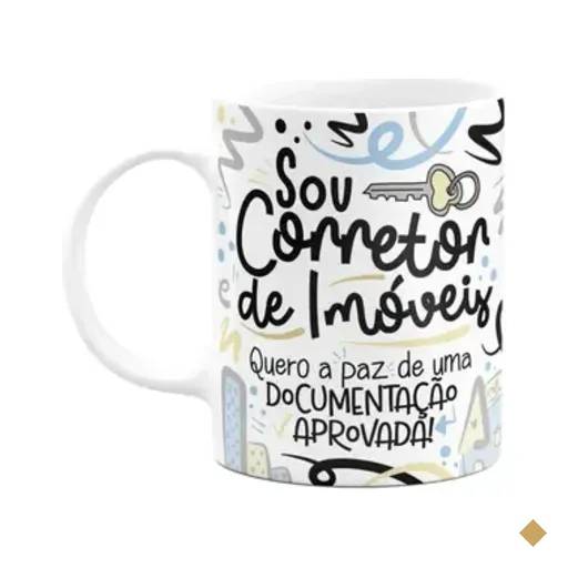 Caneca Profissões - Sou Corretor De Imóveis