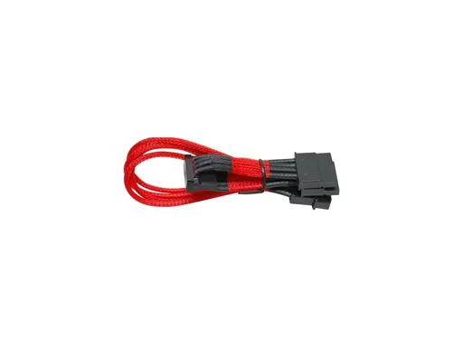 NZXT Cabo de Força Molex (4 Pinos) ~ SATA Power Duplo (Vermelho)