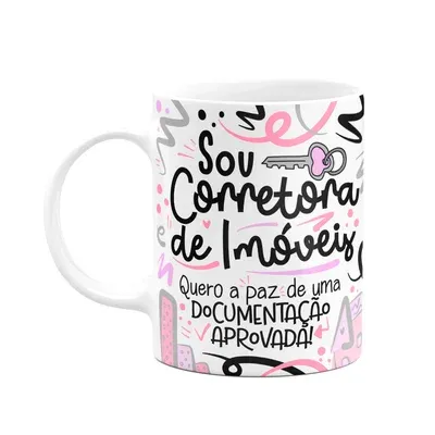 Caneca Profissões, Sou Corretora De Imóveis