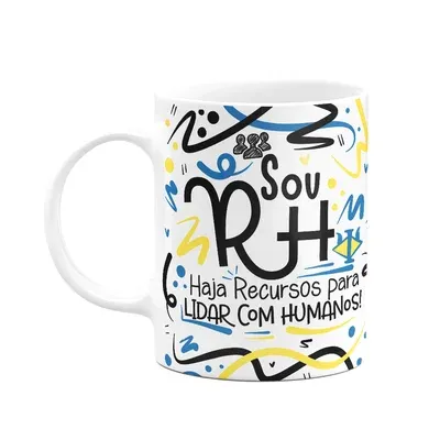 Caneca Profissões - Sou Recursos Humanos