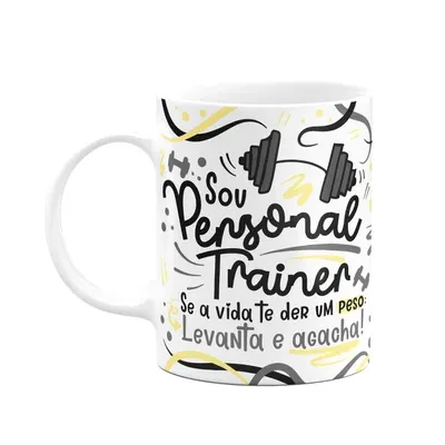 Caneca Profissões, Sou Personal Trainer
