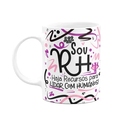 Caneca Profissões, Sou Recursos Humanos - M2