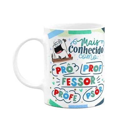 Caneca Flork Professor - Mais Conhecido Como...