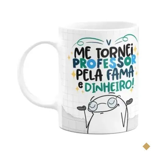 Caneca Flork Professor - Pela Fama E Dinheiro