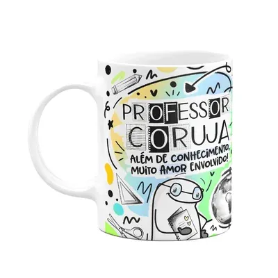 Caneca Flork Professor - Professor Coruja.