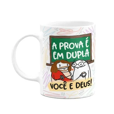 Caneca Flork Professor - A Prova É Em Dupla.