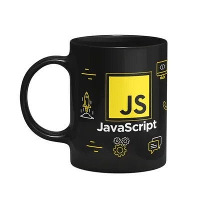 Caneca Dev,New Mug Javascript Js,Preta