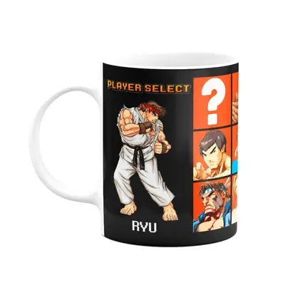Caneca Gamer - Street Fighter Player Select,B-dark