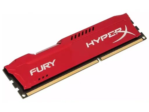 Memória HyperX Fury Red 8GB DDR3 1600MHz PC3-12800