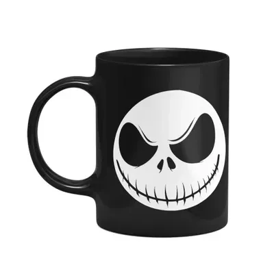 Caneca Geek Animation - Jack Faces - Preta