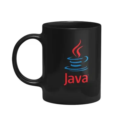 Caneca Geek Dev Linguagem Java 325ml - Preta