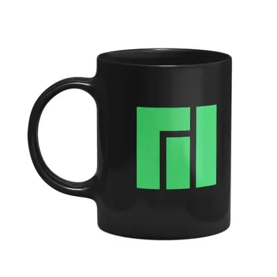 Caneca Geek Linux - Manjaro Linux - Preta