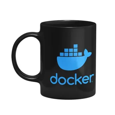 Caneca Geek Dev Programador - Docker Preta