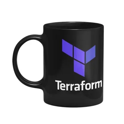 Caneca Geek Dev Programador - Terraform - Preta