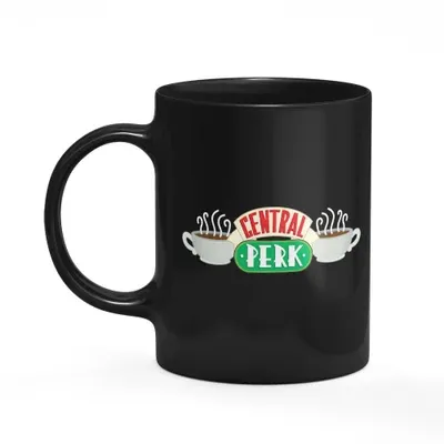 Caneca Geek -  Friends Central Perk  - Preta