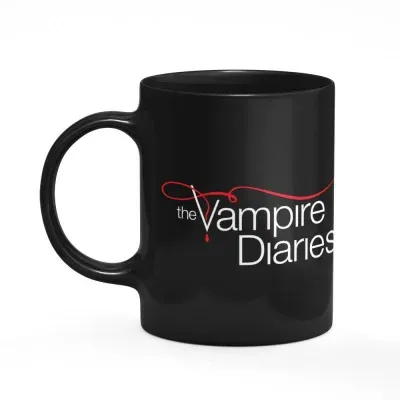 Caneca Geek - Séries The Vampire Diaries Preta