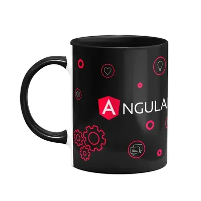 Caneca Dev Angular - Dark B-black
