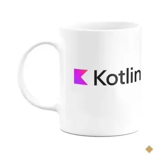 Caneca Dev Kotlin - Branca