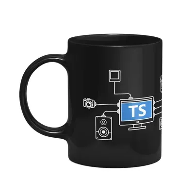 Caneca Dev Preta - Typescript