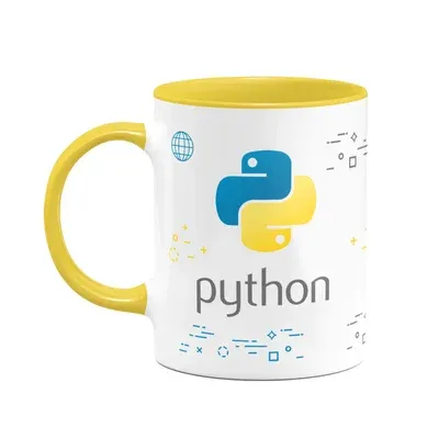 Caneca Dev - Python New - B-yellow