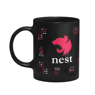 Caneca Dev - Nest Js - Preta