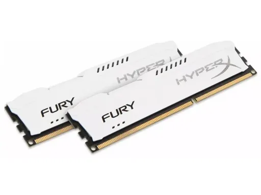 HyperX Fury White 8GB Kit (2 x 4GB) DDR3 1600MHz PC3 12800