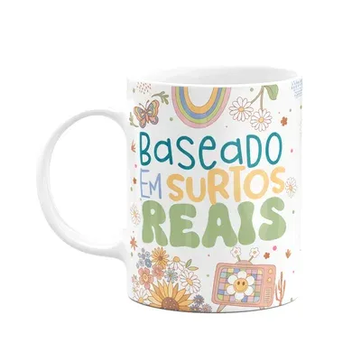 Caneca Divertida Vibes, Baseado Em Surtos Reais