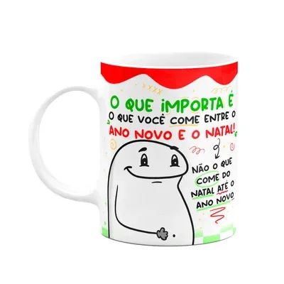 Caneca Flork Natal, O Que Você Come No Natal