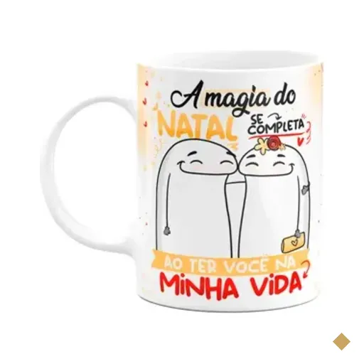 Caneca Flork Natal, A Magia É Ter Você Na Minha Vida!