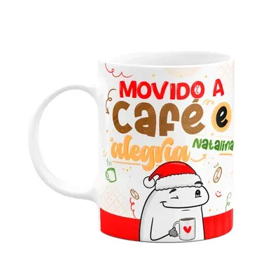 Caneca Flork Natal, Movido A Café E Alegria Natalina