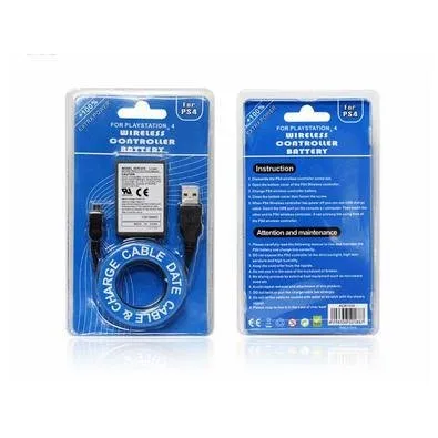 Bateria Power, Para Controle De Ps4 Play, Ps4 Dualshock, 2000mAh
