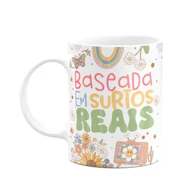 Caneca Divertida Vibes, Baseada Em Surtos Reais