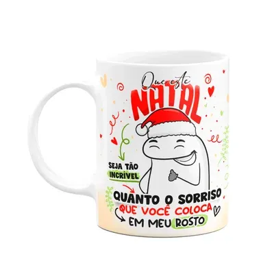 Caneca Flork Natal, Incrível Quanto o Sorriso