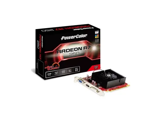 PowerColor Radeon R7 250 2GB DDR3 128-bit PCI Express 3.0 x16